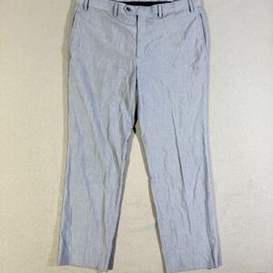 VTG Lauren‎ Ralph Lauren Men's Dress Pants Size 36x30 Light Blue Chambray Casual
